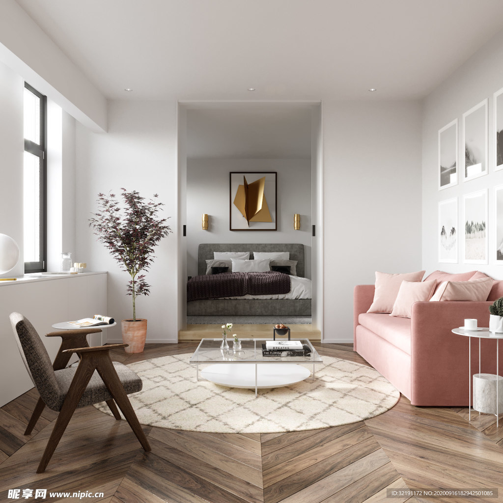 北欧客厅室内设计