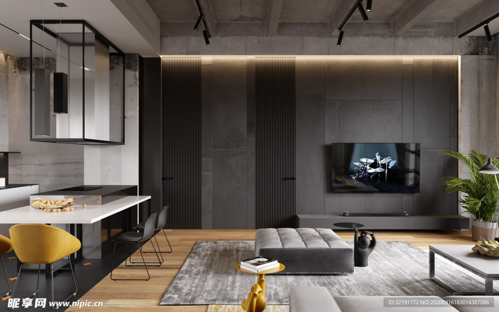 北欧客厅室内设计