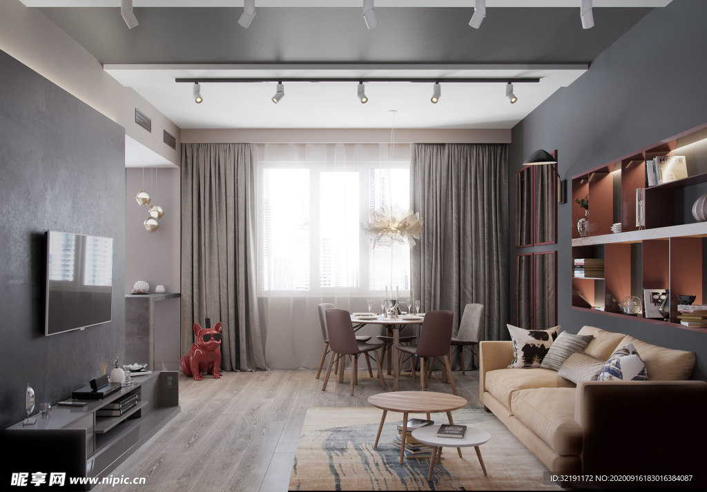 北欧客厅室内设计