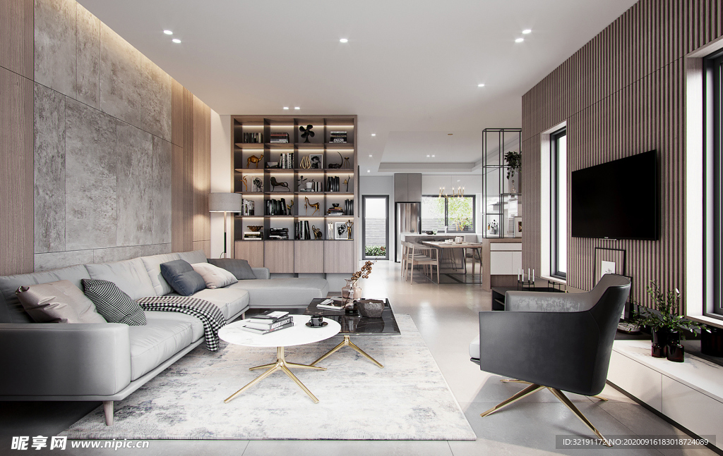 北欧客厅室内设计