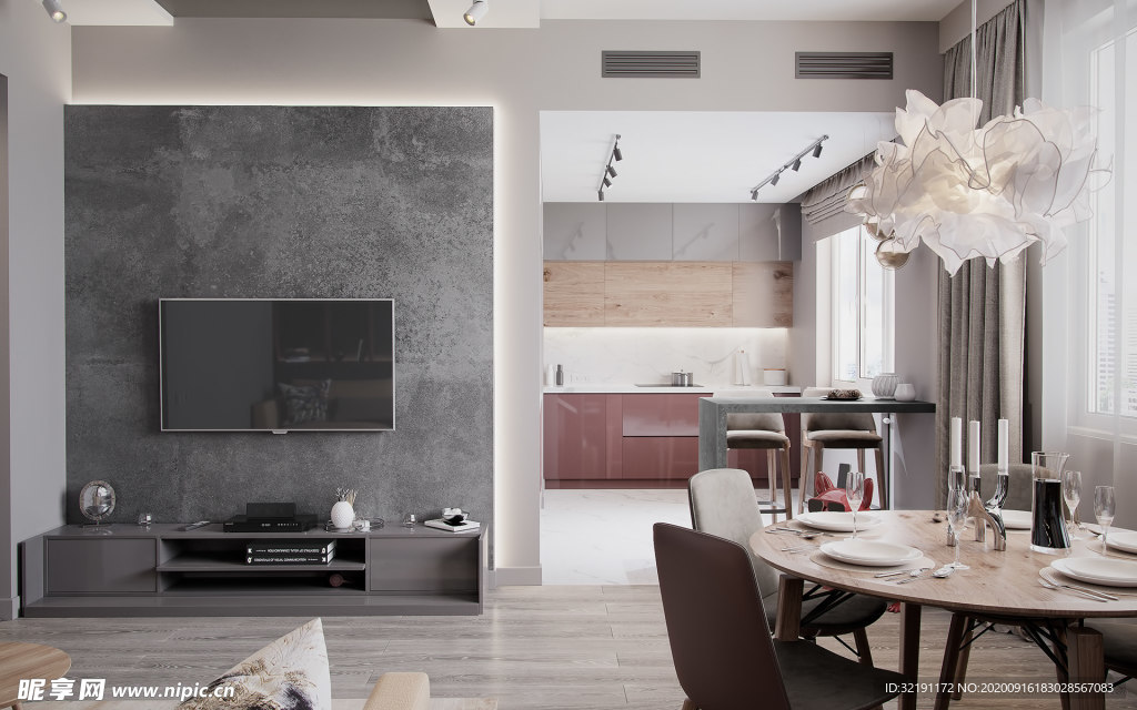 北欧客厅室内设计