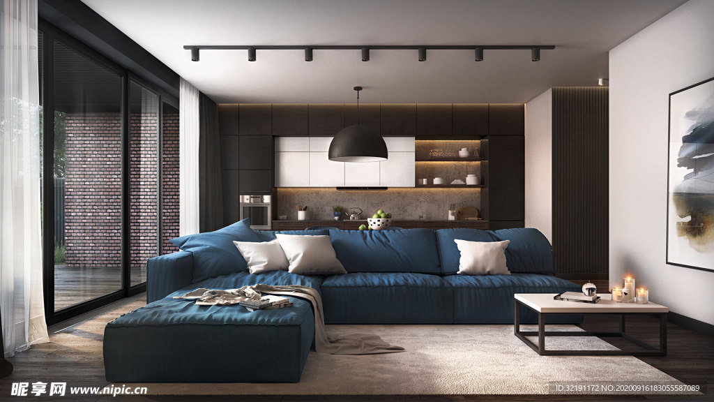 北欧客厅室内设计