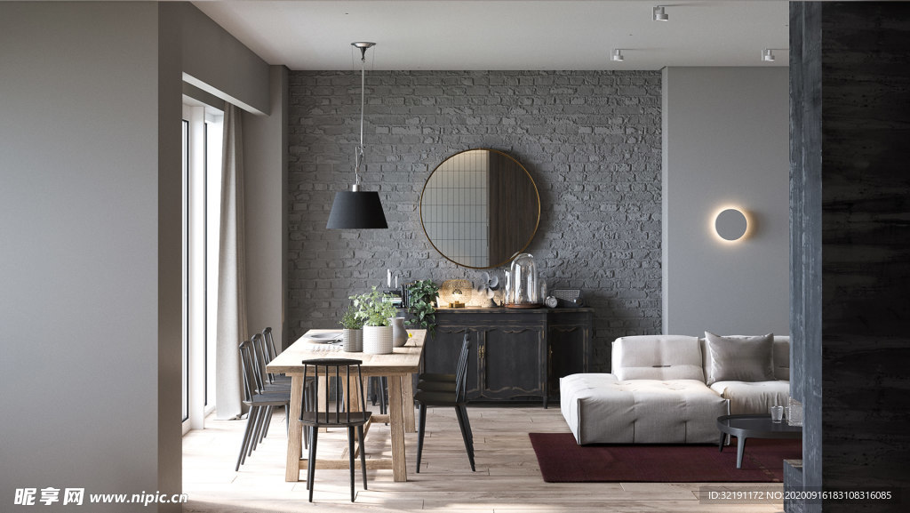 北欧客厅室内设计