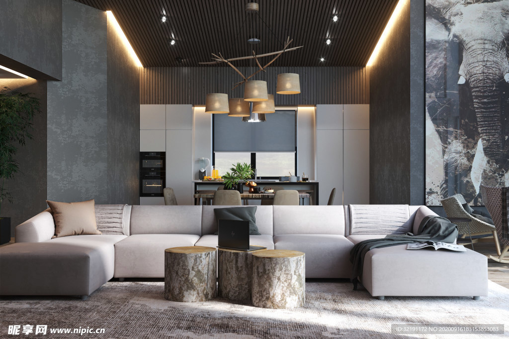 北欧客厅室内设计