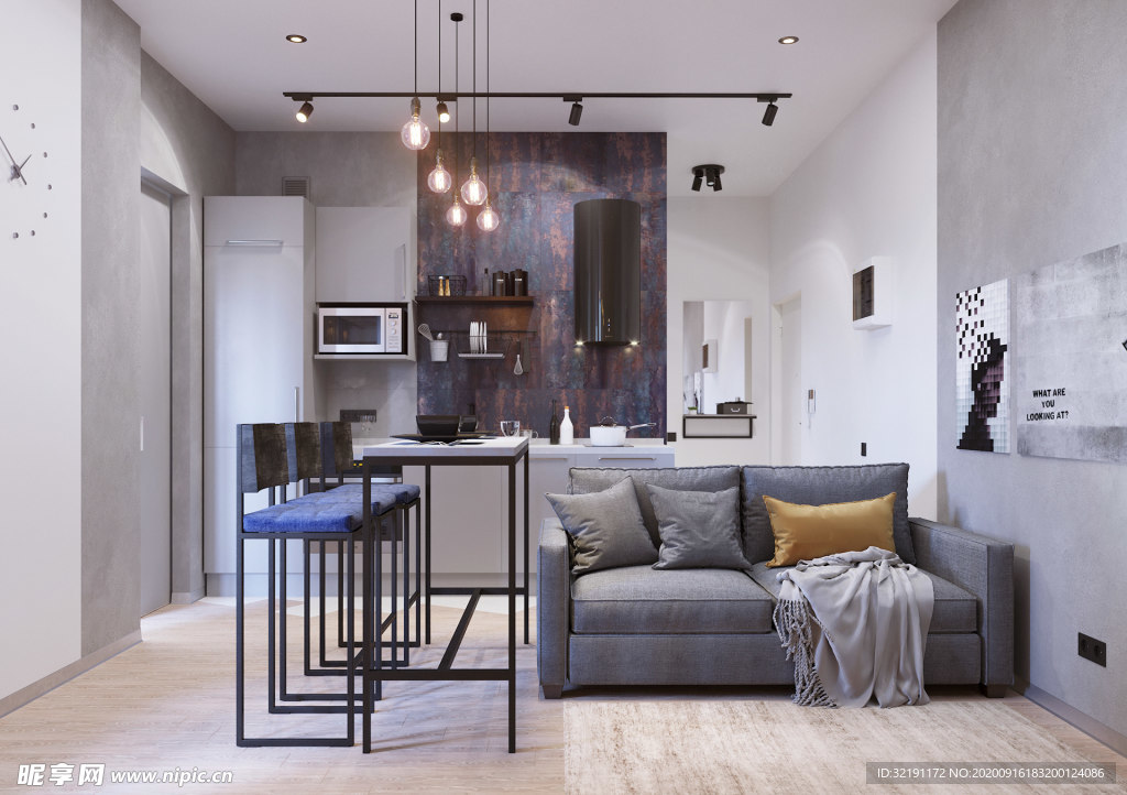 北欧客厅室内设计