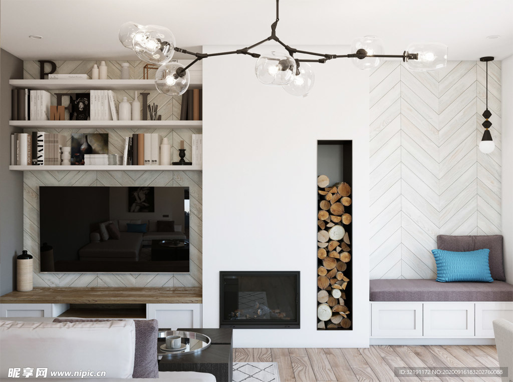 北欧客厅室内设计