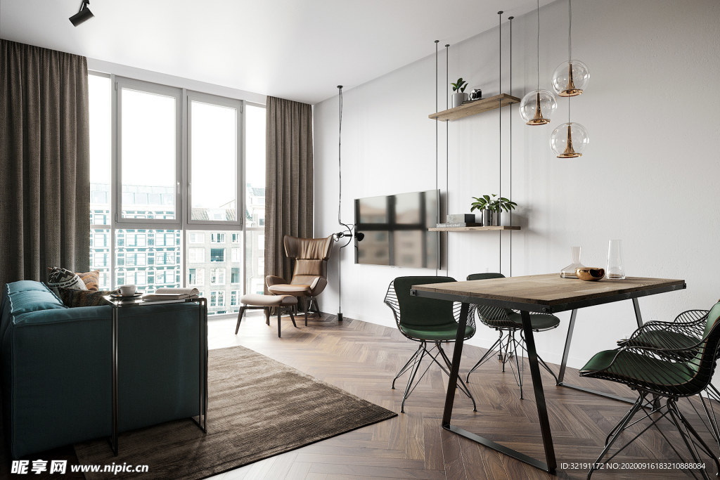 北欧客厅室内设计