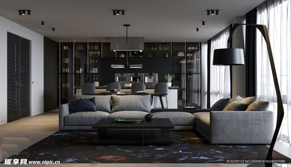 北欧客厅室内设计