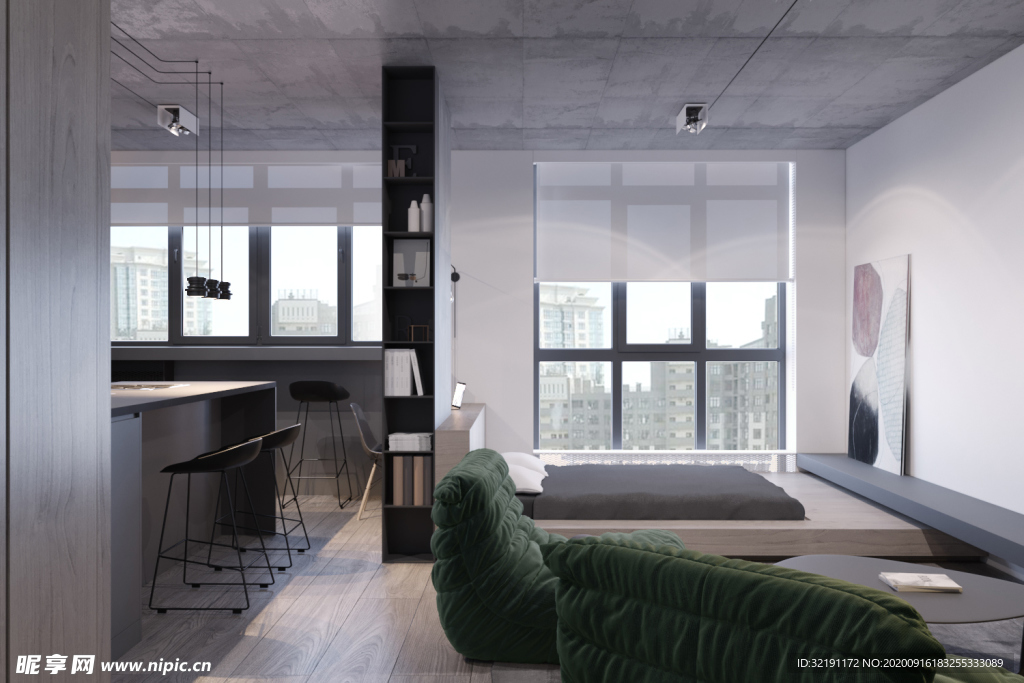 北欧客厅室内设计