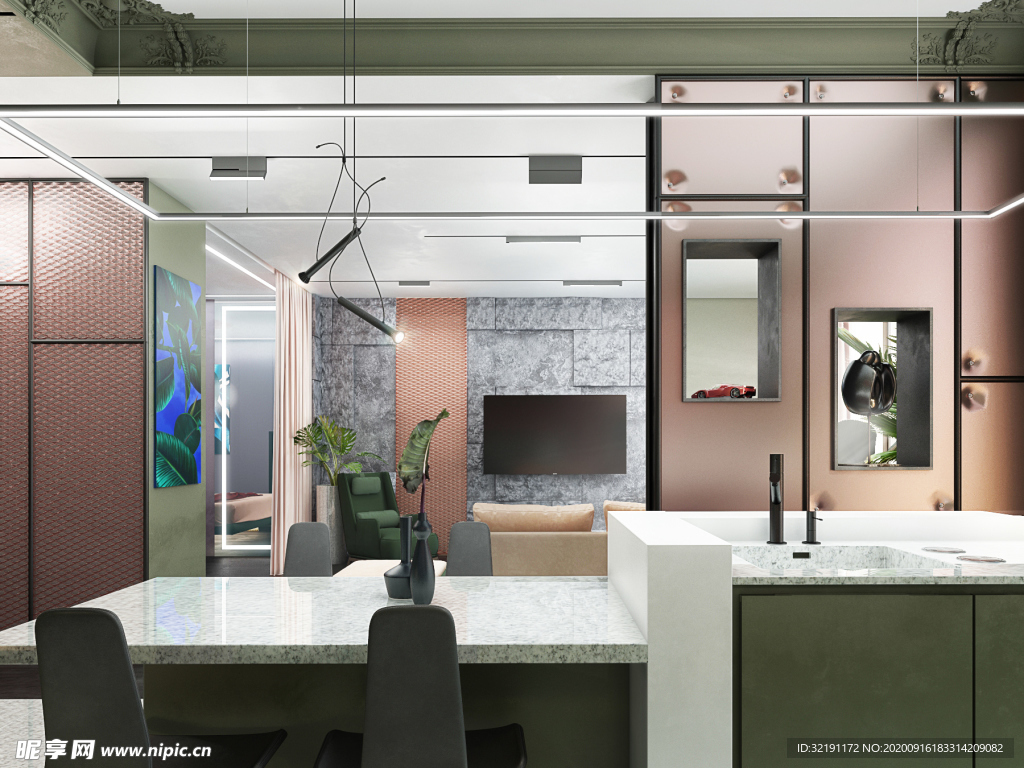 北欧客厅室内设计