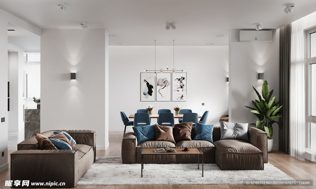 北欧客厅室内设计