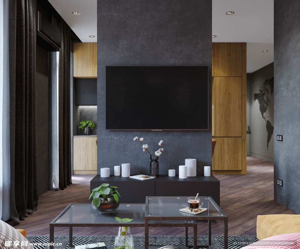 北欧客厅室内设计