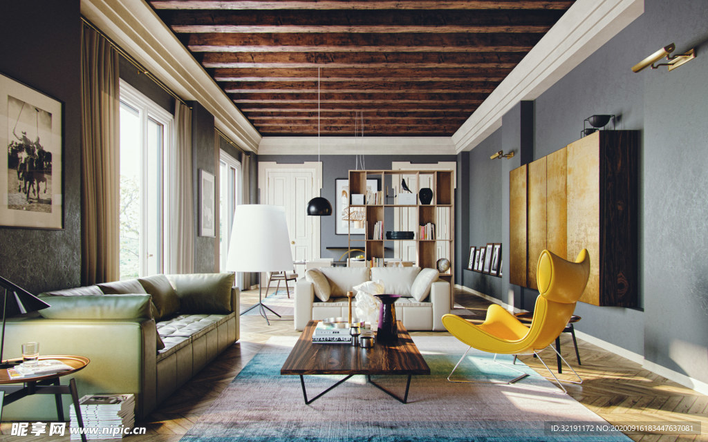 北欧客厅室内设计