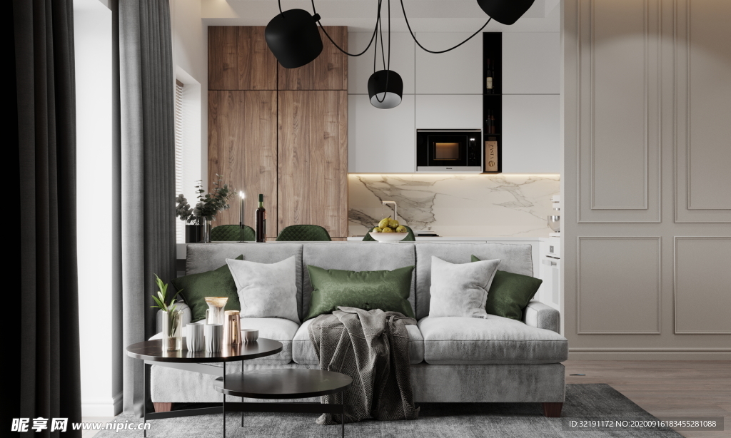 北欧客厅室内设计