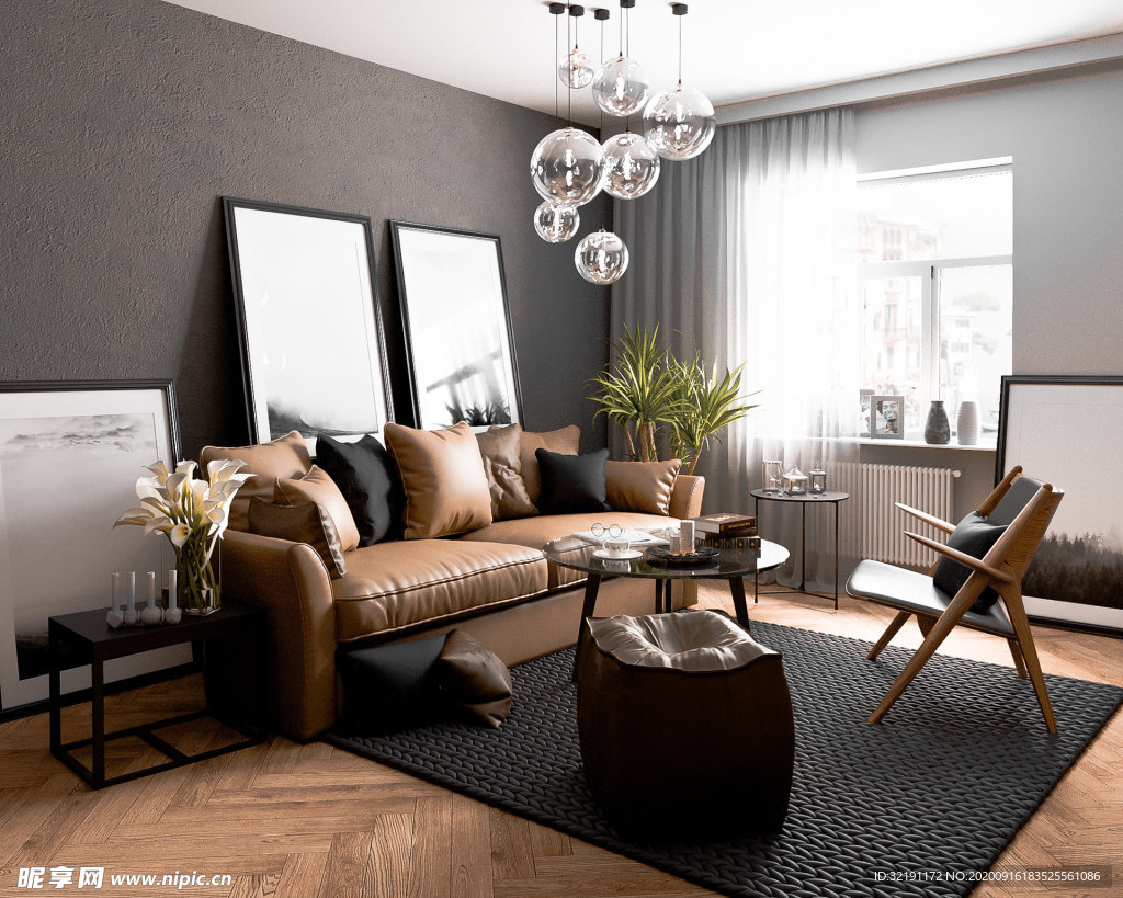 北欧客厅室内设计