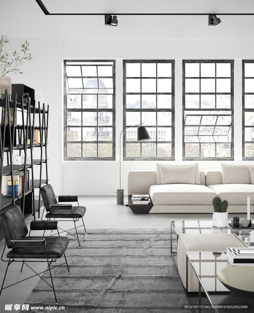 北欧客厅室内设计