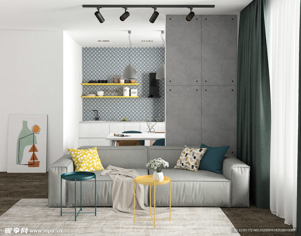 北欧客厅室内设计