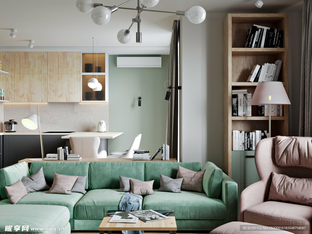 北欧客厅室内设计