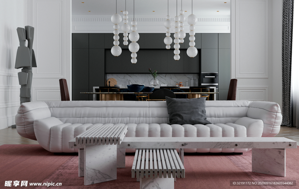 北欧客厅室内设计