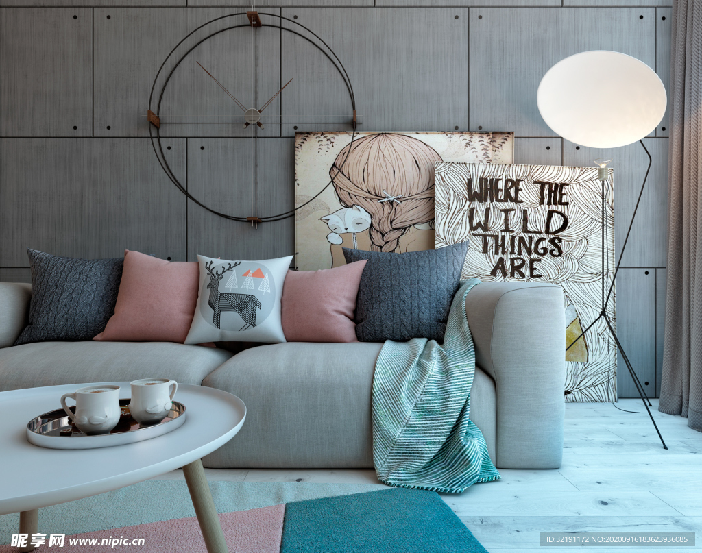 北欧客厅室内设计