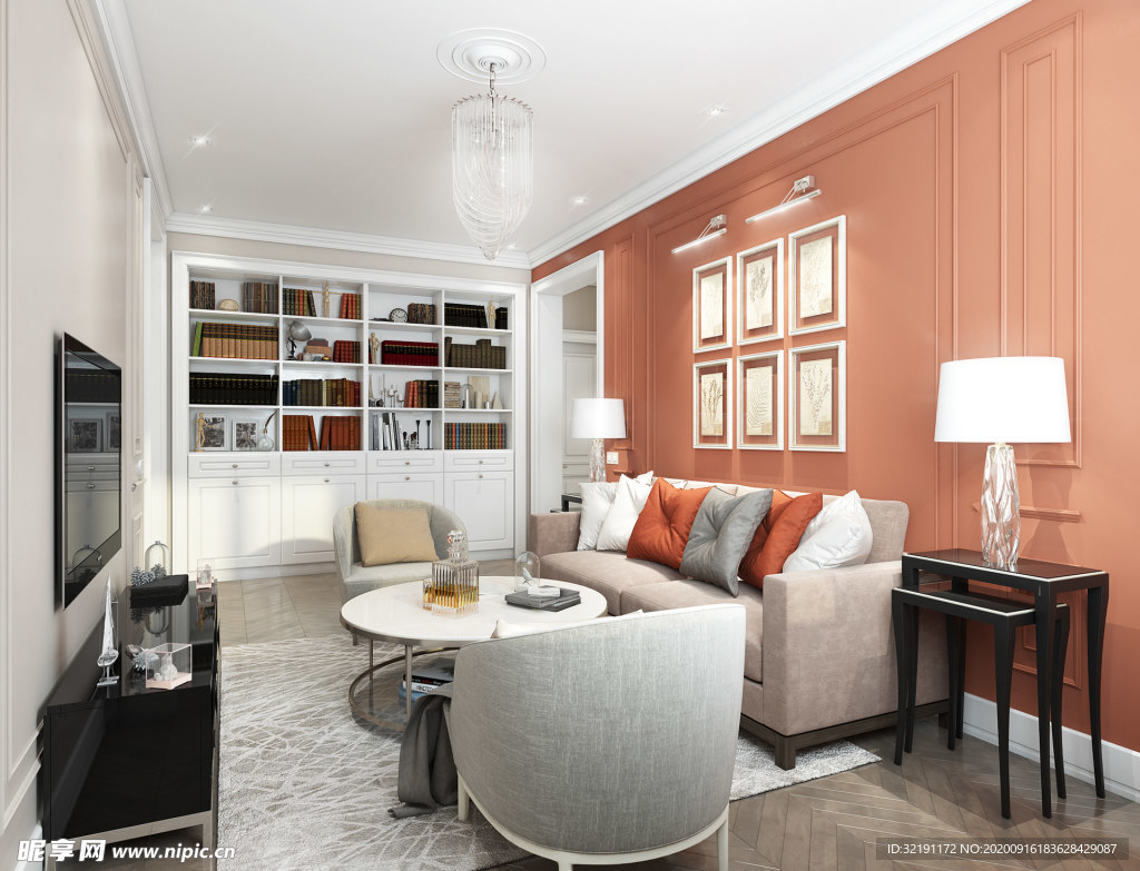 北欧客厅室内设计