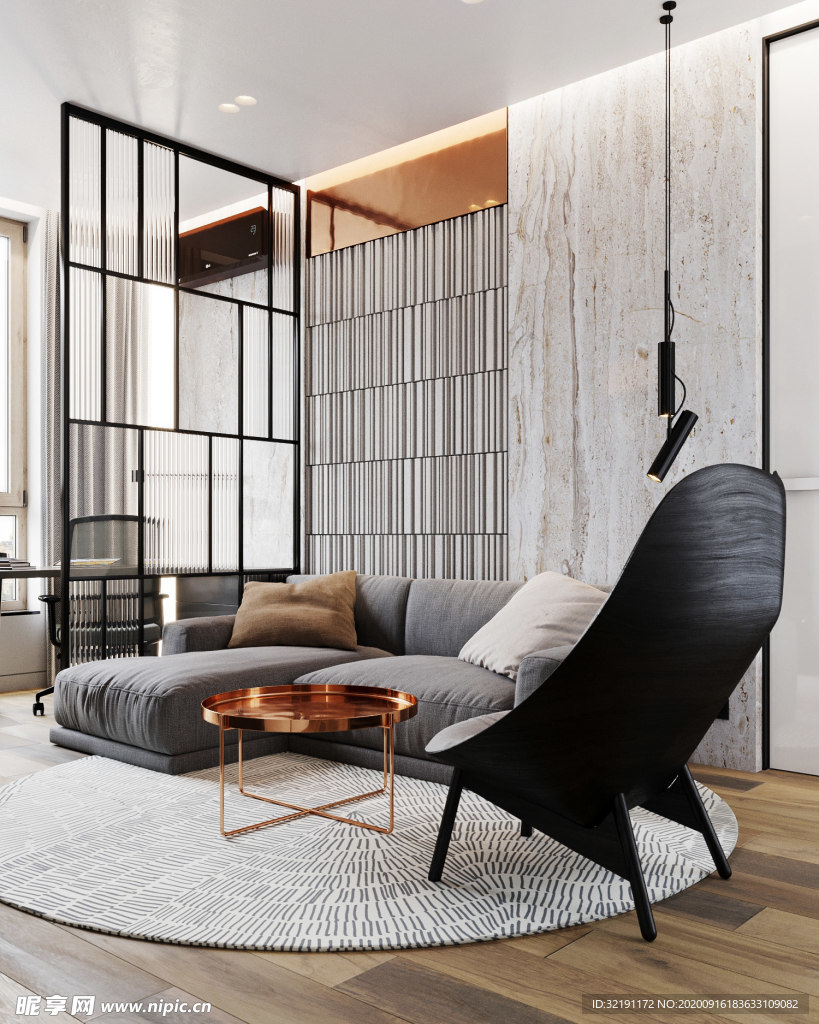 北欧客厅室内设计