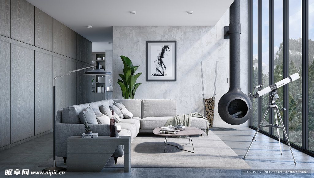 北欧客厅室内设计