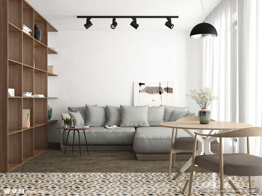 北欧客厅室内设计