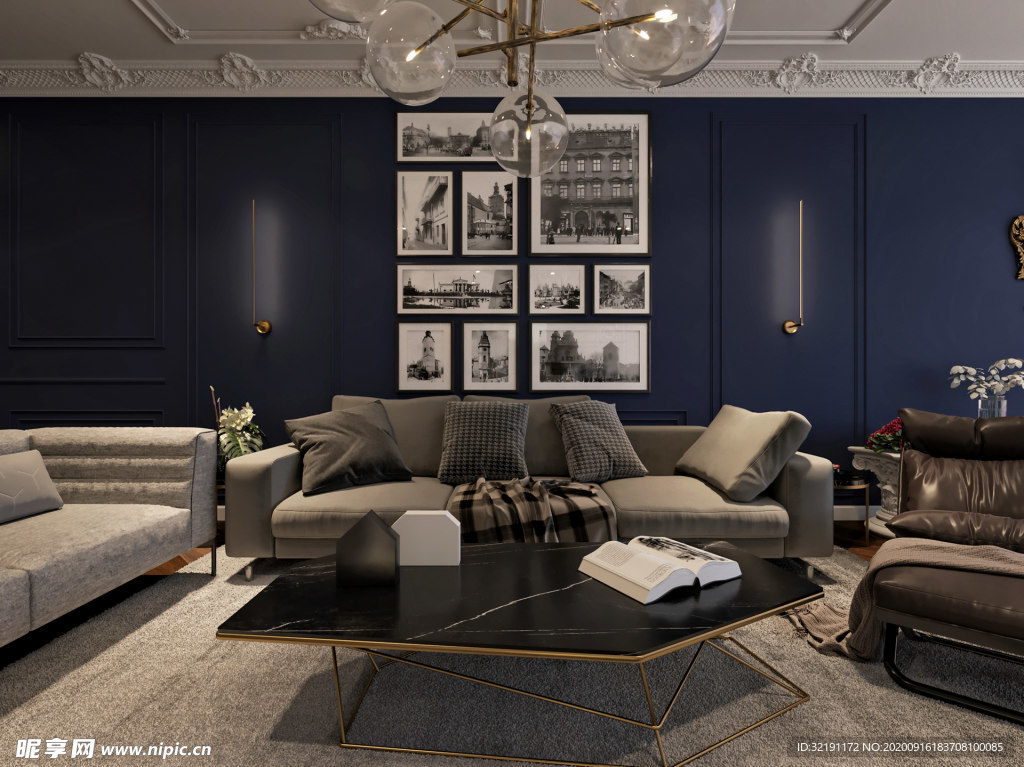 北欧客厅室内设计