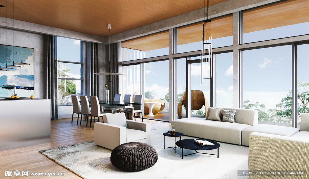 北欧客厅室内设计