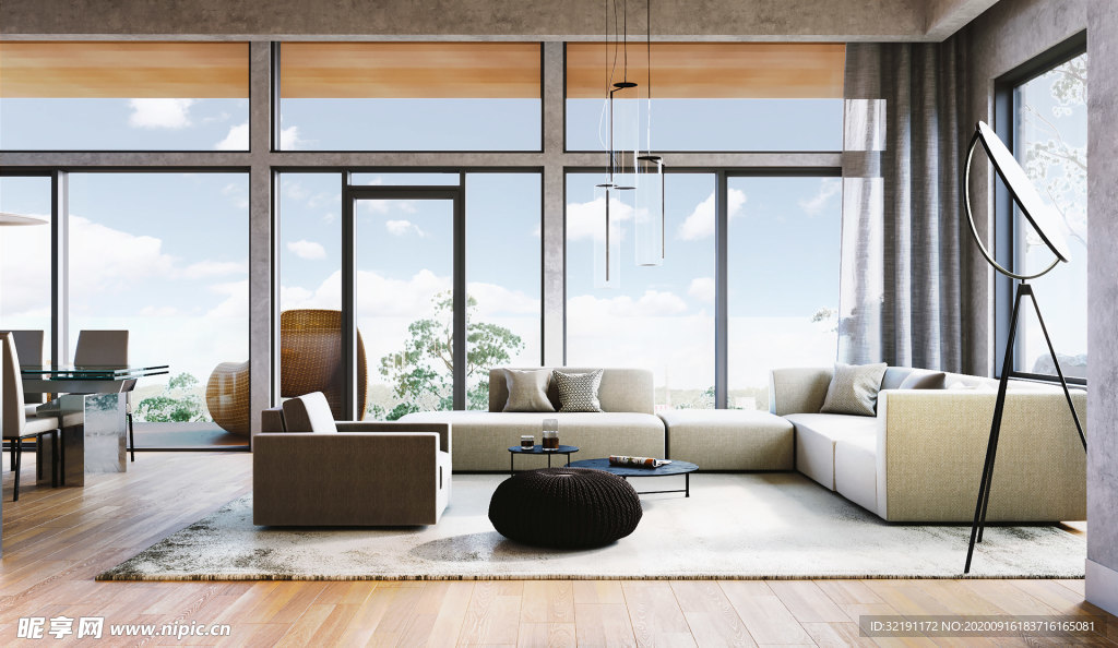 北欧客厅室内设计