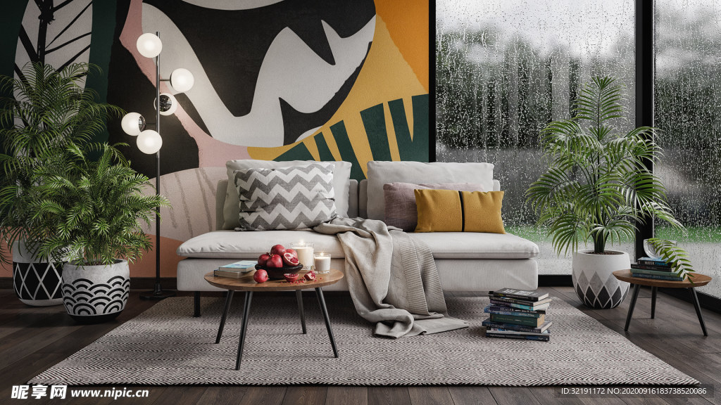 北欧客厅室内设计