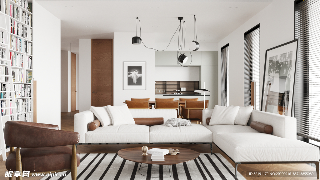 北欧客厅室内设计