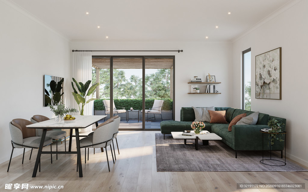 北欧客厅室内设计