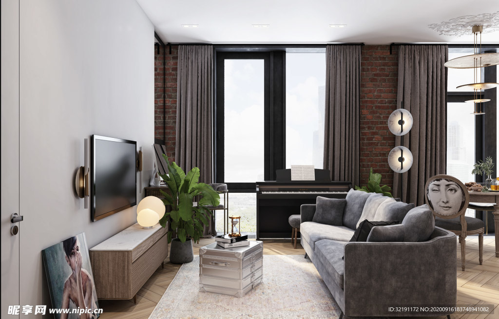 北欧客厅室内设计