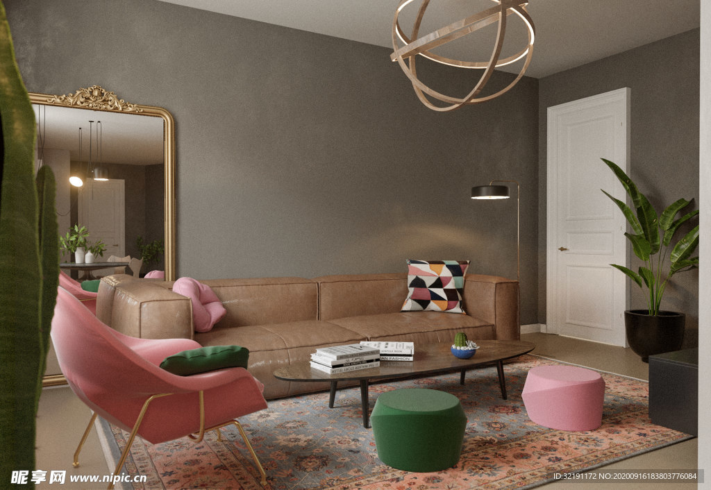 北欧客厅室内设计