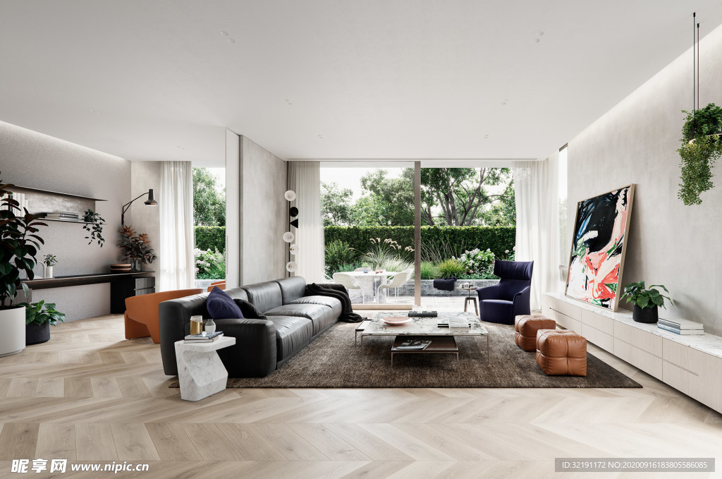 北欧客厅室内设计