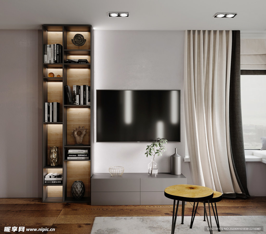 北欧客厅室内设计