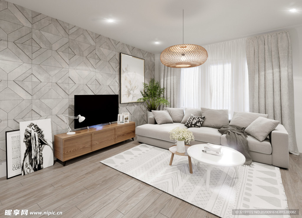 北欧客厅室内设计