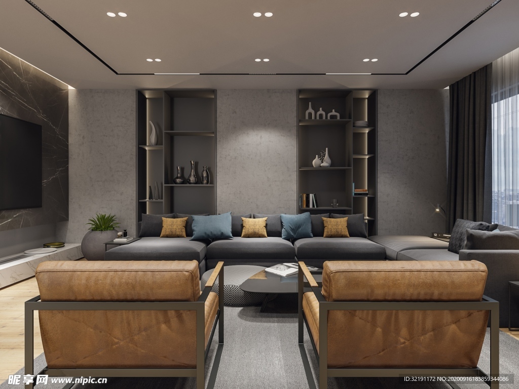 北欧客厅室内设计