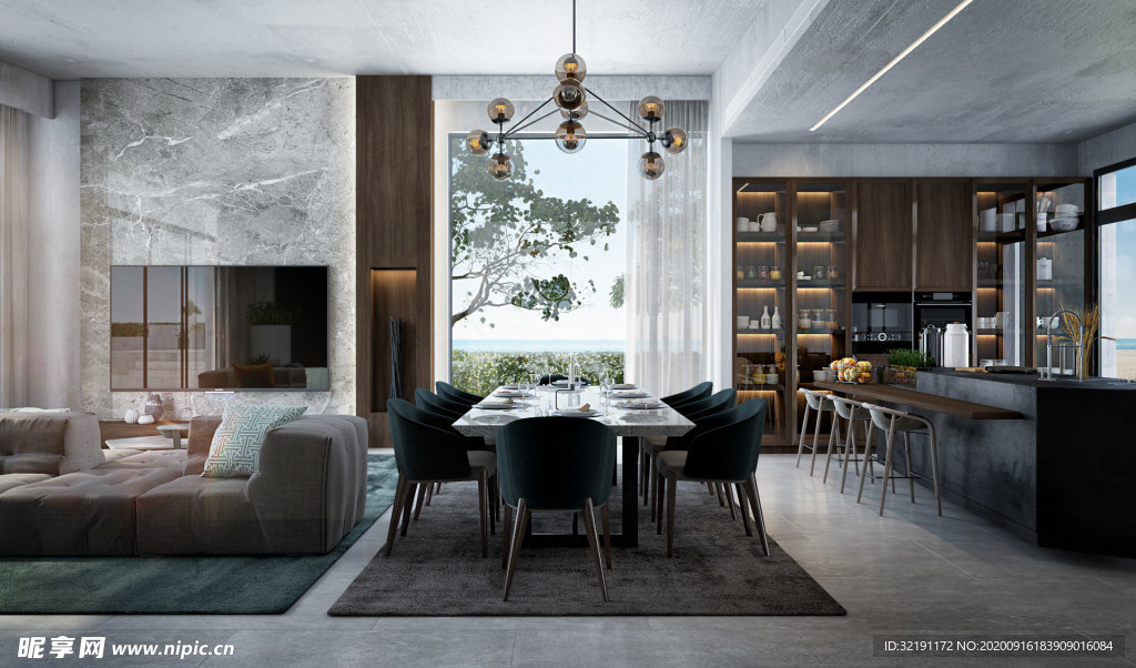 北欧客厅室内设计