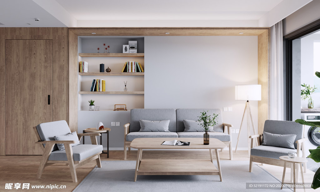 北欧客厅室内设计