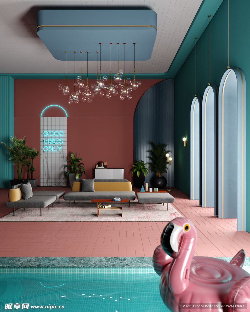 北欧客厅室内设计