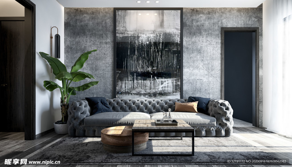 北欧客厅室内设计