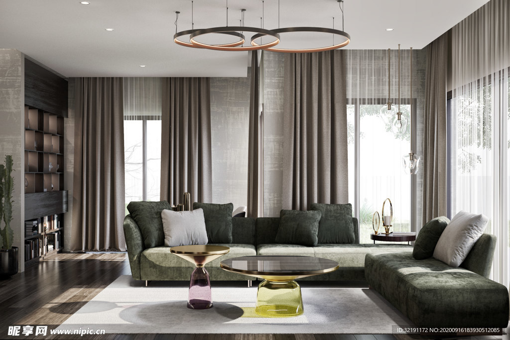 北欧客厅室内设计