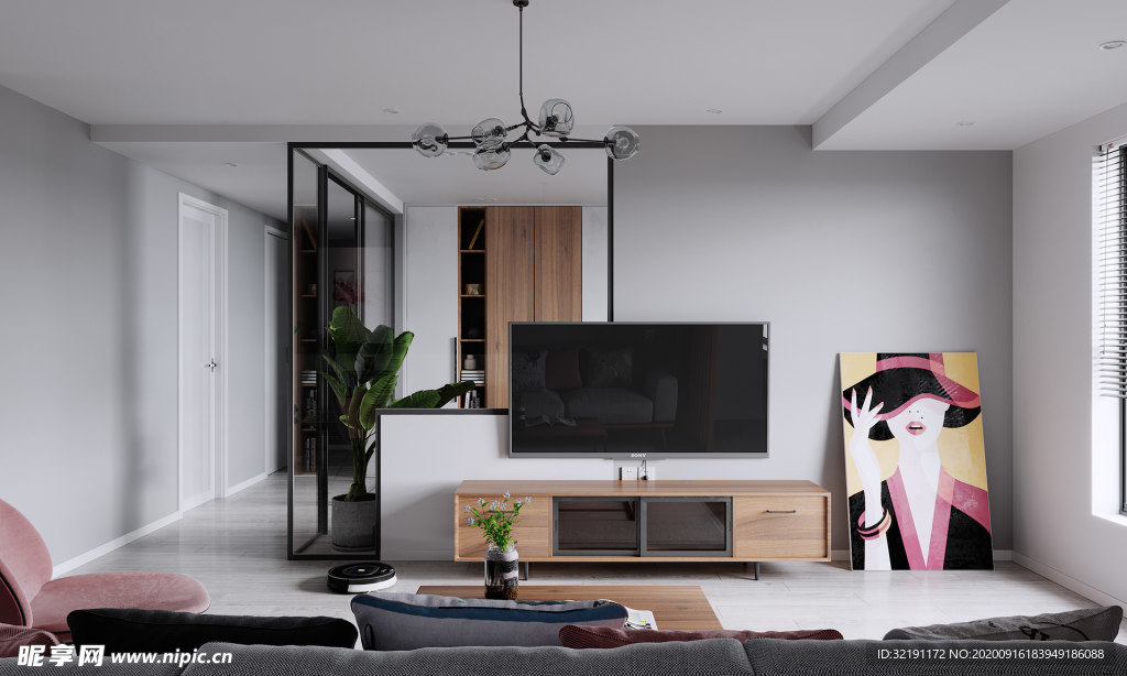 北欧客厅室内设计