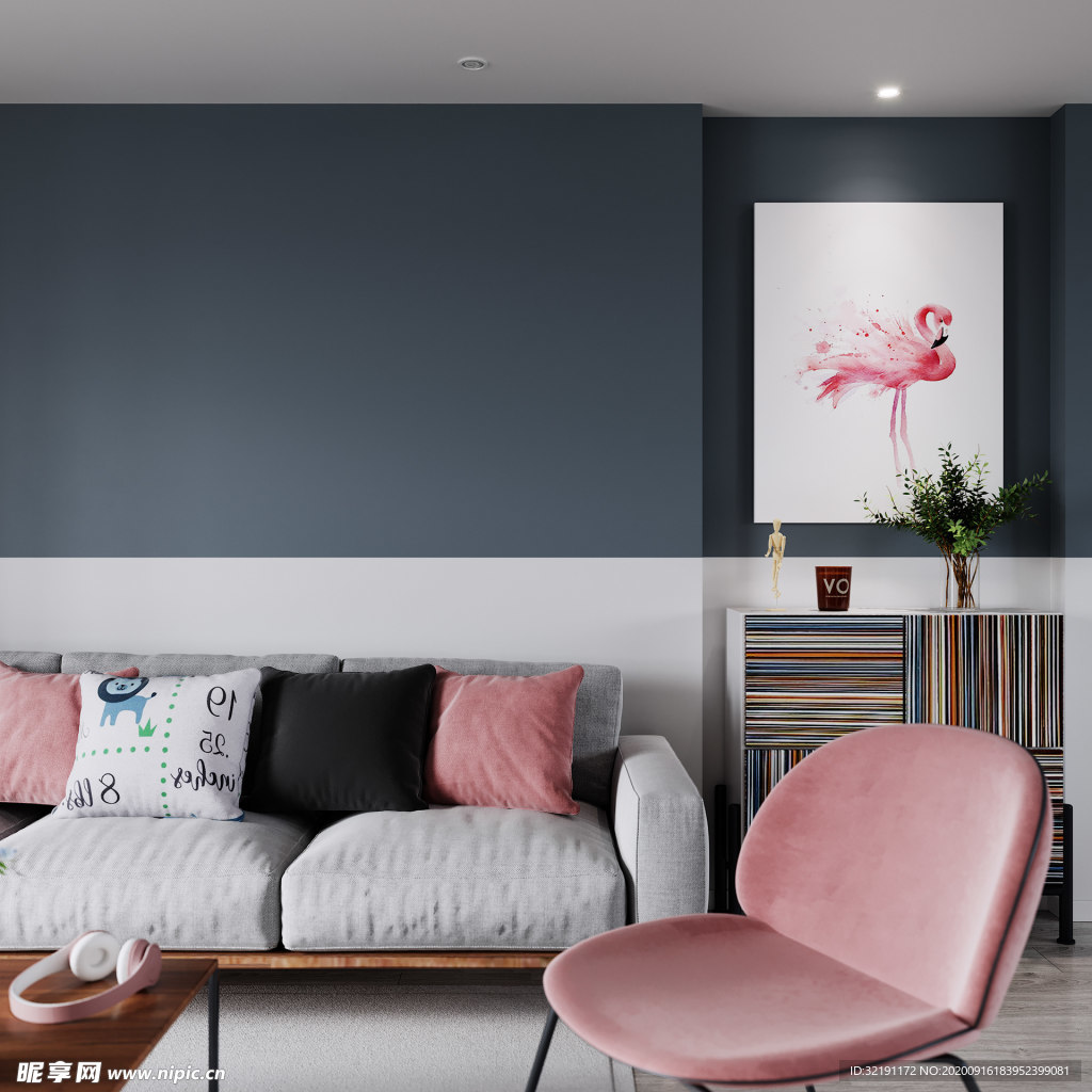 北欧客厅室内设计