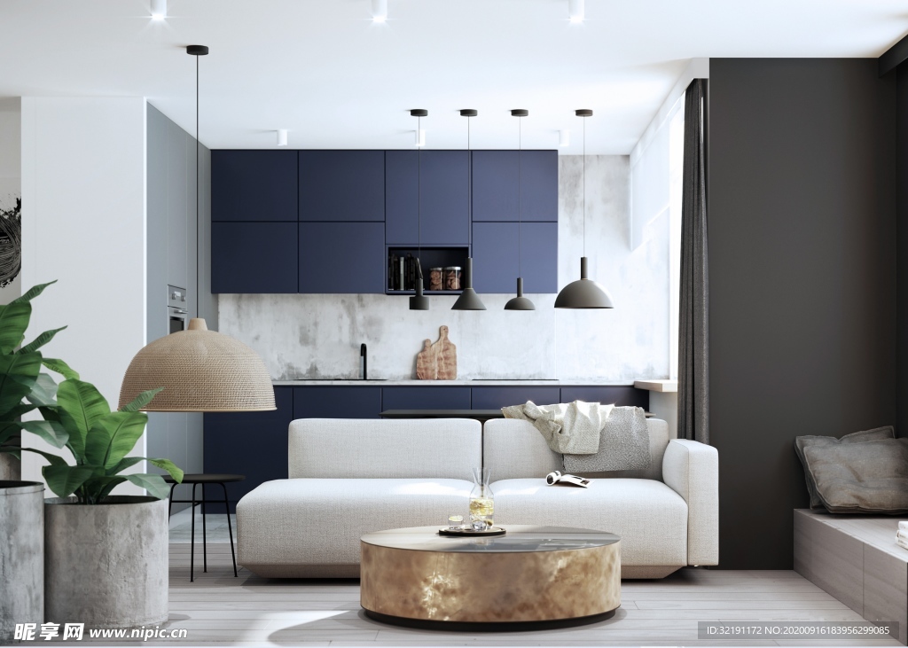 北欧客厅室内设计