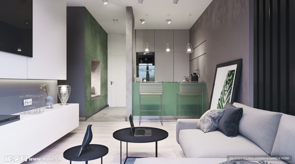 北欧客厅室内设计