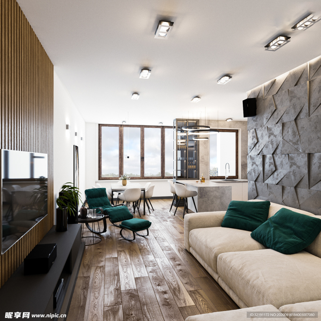 北欧客厅室内设计